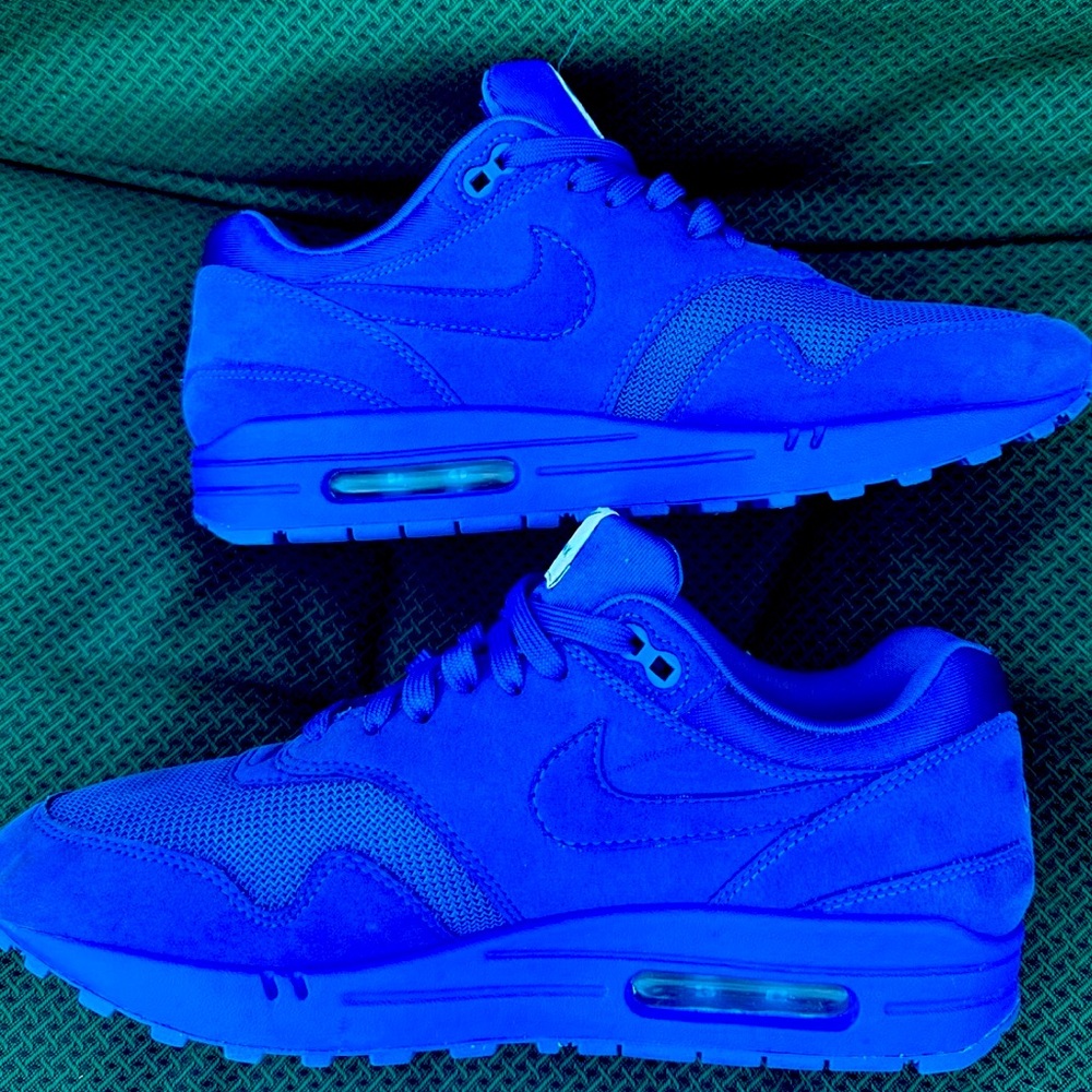 Nike Air Max 1 PRM ‘ Tonal royal blue’.   Sz 9 mens - Picture 2 of 13